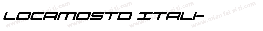 LocamoStd Itali字体转换